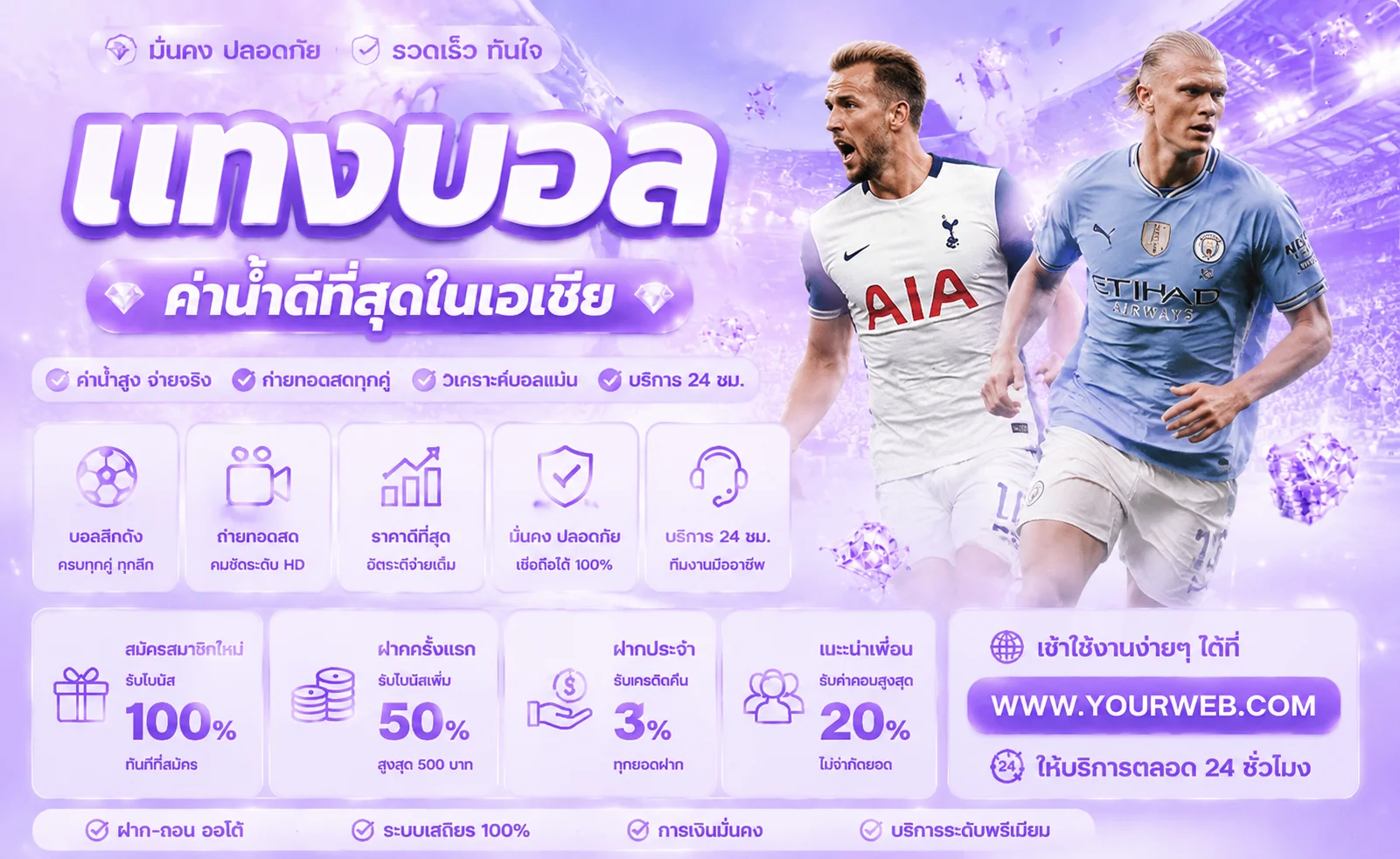 แทงบอลออนไลน์ KHONGKHWAN69 แทงบอลเว็บตรงทุกลีกทั่วโลก